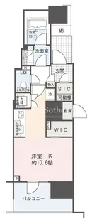 プラウド新宿牛込柳町【3階】の間取り