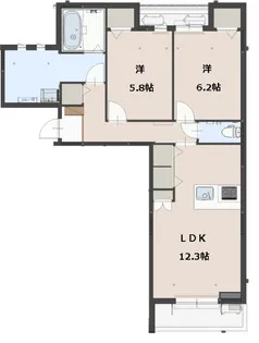 グラン・ルミエール【2階】の間取り