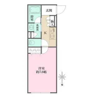 アトリオフラッツ自由が丘EAST【4階】の間取り