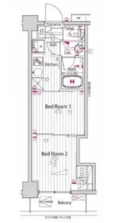 ガーラ・グランディ調布【6階】の間取り