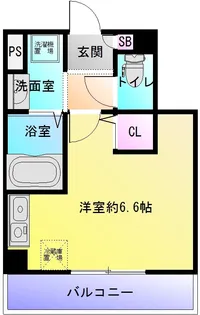 クレスト八尾【1階】の間取り