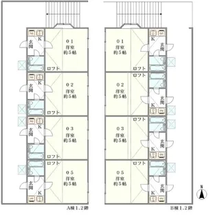 プラザドゥウィルシャーA棟【2階】の間取り