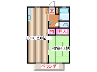 岩槻レジデンス【2階】の間取り
