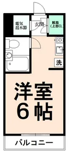 ハピネス東中野【3階】の間取り