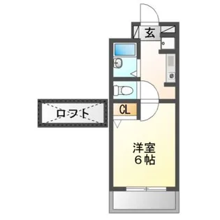 カサヴィエント南【2階】の間取り