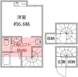 ランドプレックス三軒茶屋【3階】の間取り