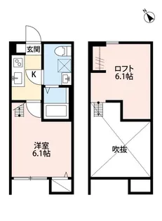 BLESS相模大野【2階】の間取り