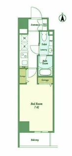 サンライズ オオモリ【3階】の間取り