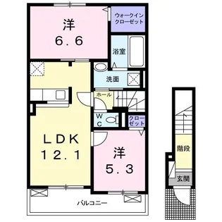 サーク アムール【2階】の間取り