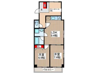 当麻ビル【3階】の間取り