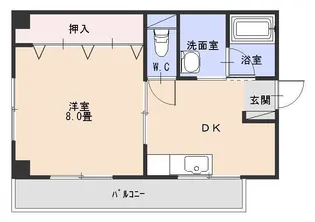 ボン・アヴェニール【3階】の間取り