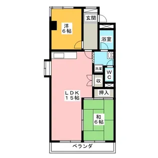 瑞郷ビル B棟【3階】の間取り