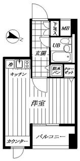 日神デュオステージ笹塚東館【10階】の間取り