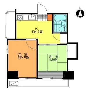 ゾンネンハイム牛込【1階】の間取り