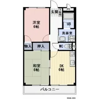 Surplus飛鳥【1階】の間取り