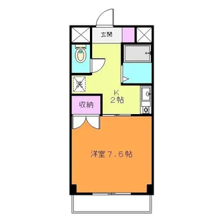 ヴァンベール【3階】の間取り