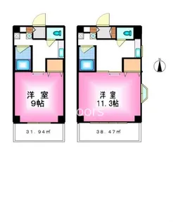 グランド-ル新福【5階】の間取り