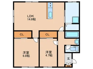 Balalaika【1階】の間取り