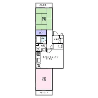 青木ビル【2階】の間取り