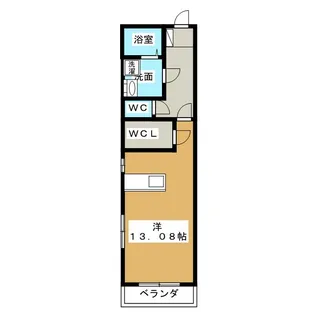 イーダッシュ梅屋町II【3階】の間取り