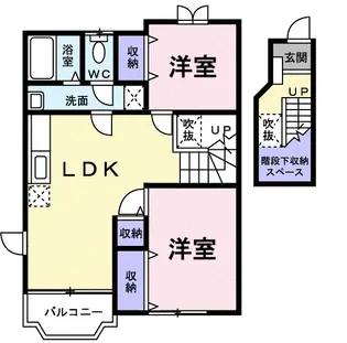 ピュアハウス【2階】の間取り