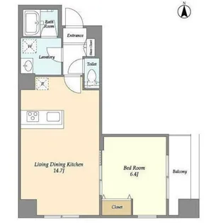 LOCS DAITABASHI【5階】の間取り