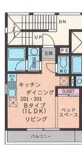 本牧原壱番館【2階】の間取り