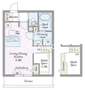 MyStyle vintageユーカリが丘【1階】の間取り