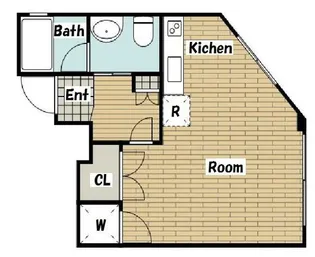 SUNNY SIDE KIB【1階】の間取り