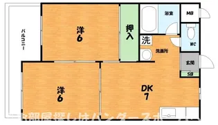 マルエス牧野グランドビル【4階】の間取り