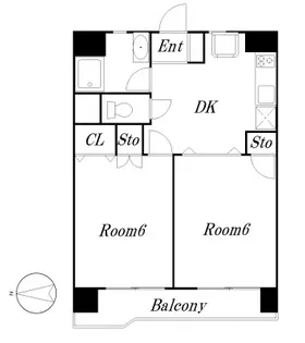 トーア錦糸町マンション【11階】の間取り