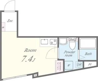 LAUREL豊町【3階】の間取り