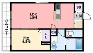 トレッフ【3階】の間取り