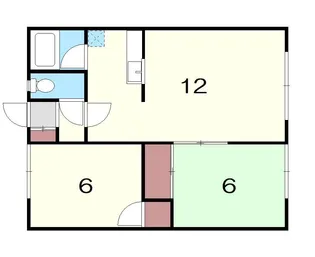第1佐藤マンション【2階】の間取り
