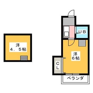 FOUR GREEN JOTO【2階】の間取り