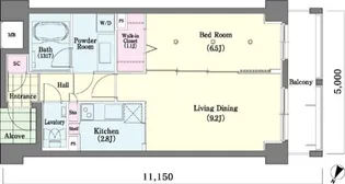 クラスけやき通り【3階】の間取り