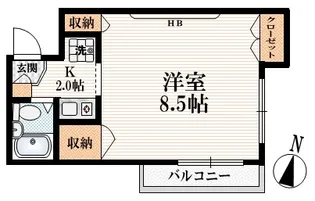 カサデエスペロ【2階】の間取り