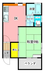 マンションウィング【2階】の間取り