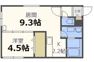 ROSA BLANCA(ロサ ブランカ)【1階】の間取り