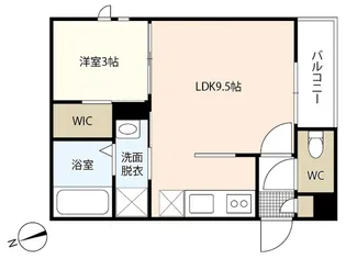Grandtic 江波本町【1階】の間取り
