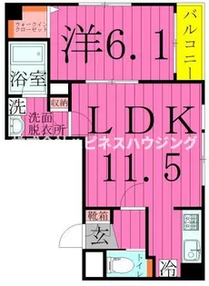 アンジェリークトキワI【2階】の間取り