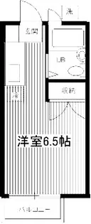 ローレル横濱弐番館【2階】の間取り