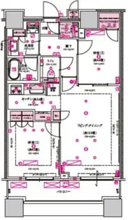 目黒第一マンションズ【13階】の間取り