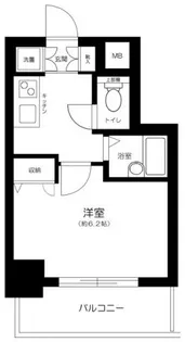 ドルチェ芝浦・ディマーレ【8階】の間取り