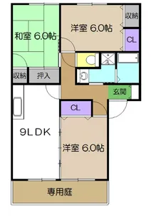 セゾン・メルヴェーユ春 D【1階】の間取り