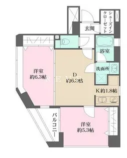 ホームズ飯田橋【2階】の間取り
