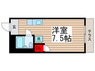 白旗ハイツ【1階】の間取り