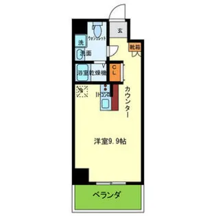 パウゼドーム前【11階】の間取り