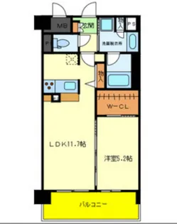 La Clochette de Ecrarge【2階】の間取り