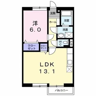 エステートKII【1階】の間取り